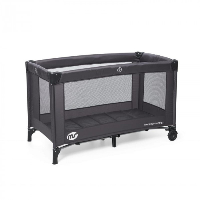 CUNA VIAJE BASIC 137 NEGRO LISO MS