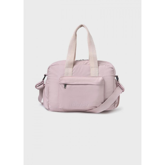 BOLSO MATERNAL PIEL FANTASIA ROSA...