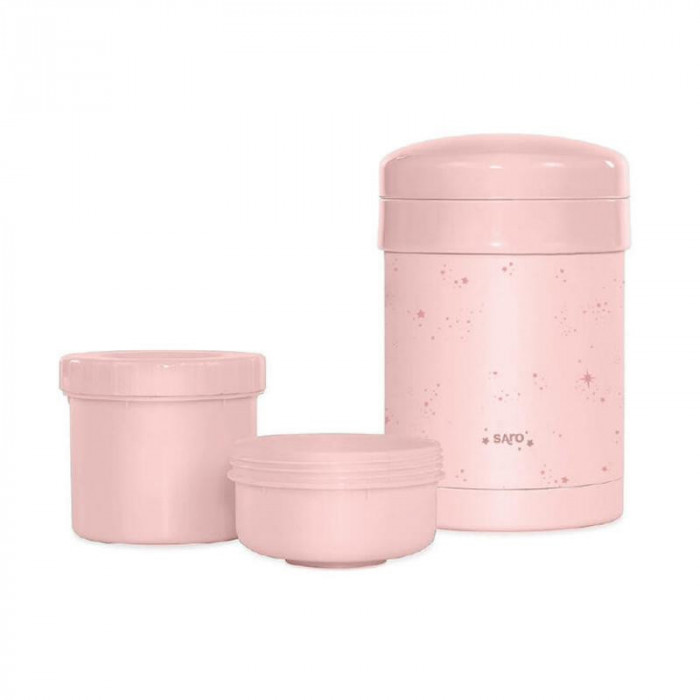 TERMO SOLIDOS 700ML POLARIS ROSA SARO
