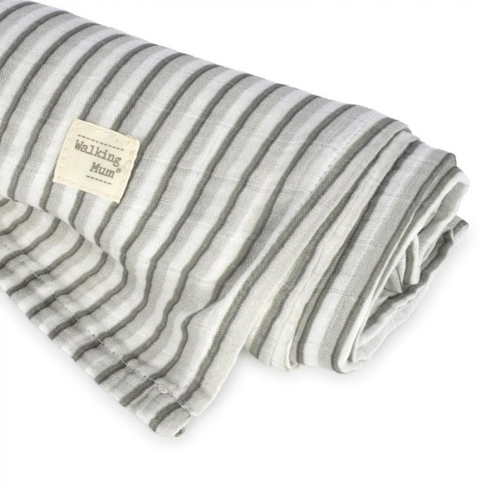 MUSELINA BOTTON RAYAS WALKING MUM