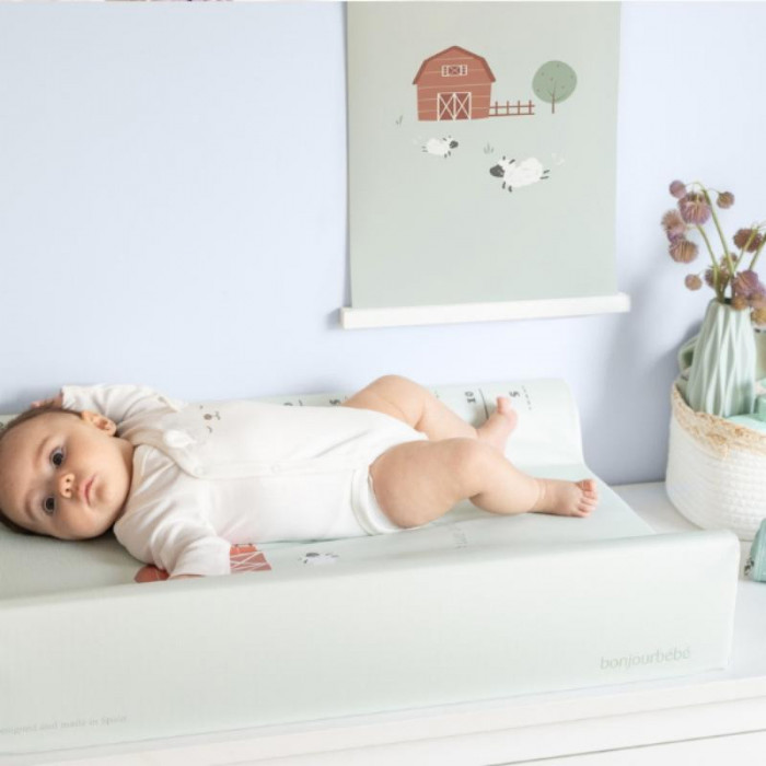 CAMBIADOR COMODA FUNNY FARM VERDE...