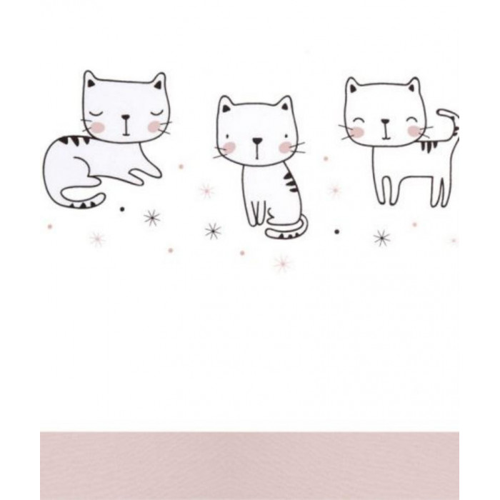 J.SAB COCHE ALGODON 100% MIAU ROSA