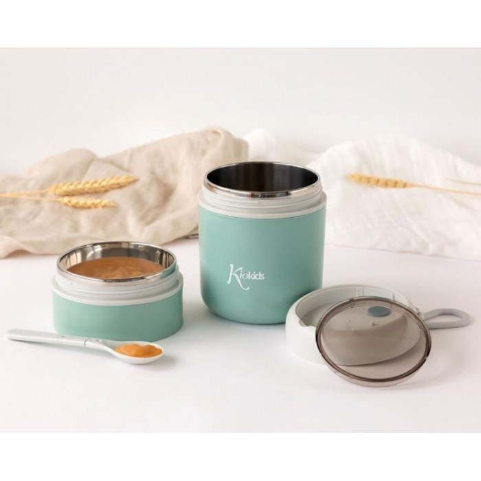 TERMO SOLIDOS 710ML VERDE KIO KIDS