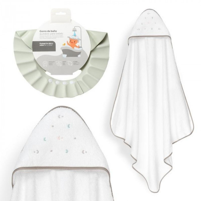 CAPA BAÑO MAXI ESTRELLAS LUNA BLANCO...