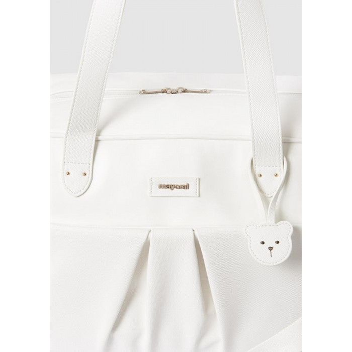 BOLSO SILLA PLIEGUES LISO BLANCO ROTO...