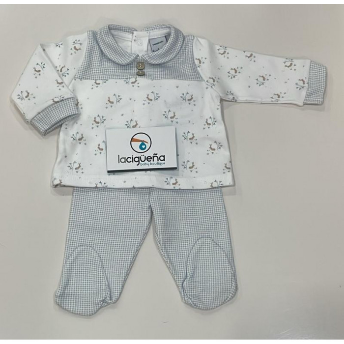 CONJUNTO ALGODON MANGA LARGA PRADERA...