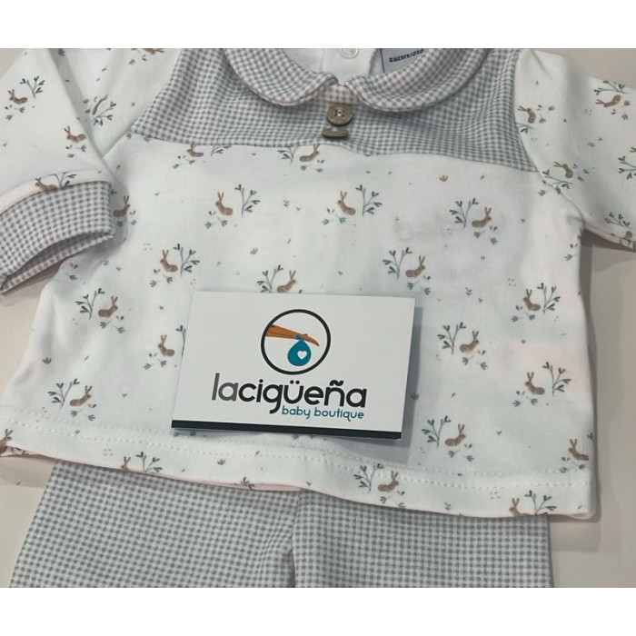 CONJUNTO ALGODON MANGA LARGA PRADERA...