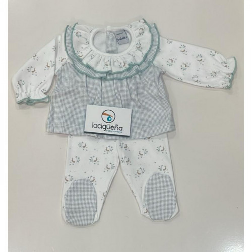 CONJUNTO ALGODON MANGA...