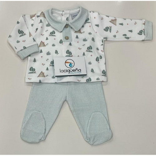CONJUNTO ALGODON MANGA...