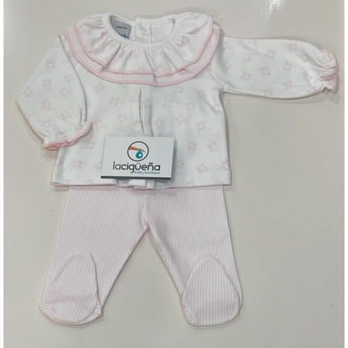 CONJUNTO ALGODON MANGA...