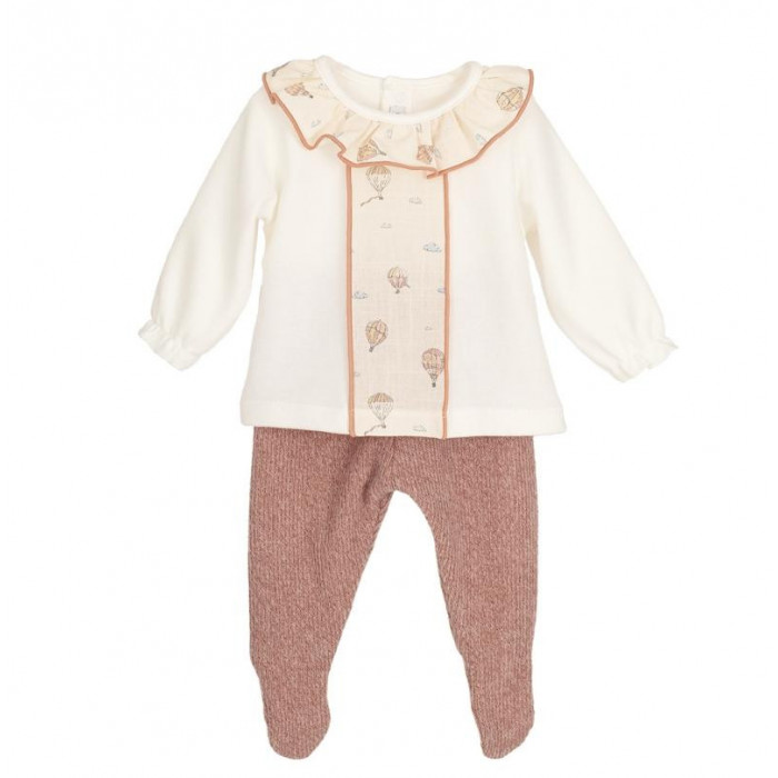 CONJUNTO 2 PIEZAS ALGODON ANEMOI ROSA...