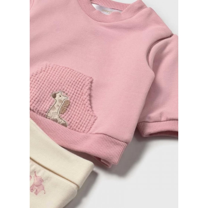 CONJUNTO FELPA SAFARI ROSA MAYORAL