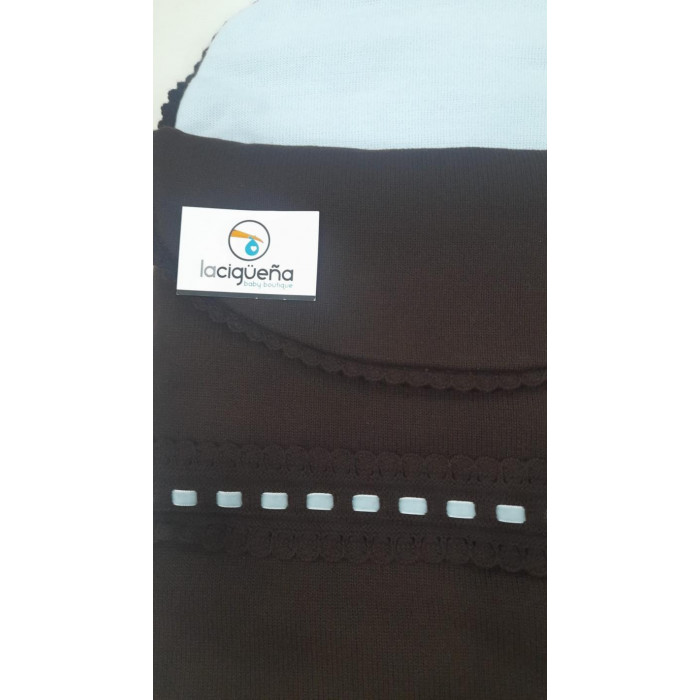 SACO NANA PASACINTAS MARRON CELESTE...