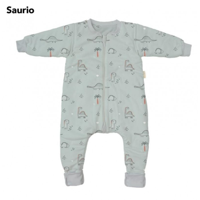 SACO DORMIR CON PIES SAURIO VERDE...