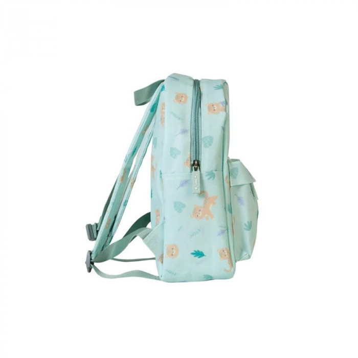 MOCHILA INFANTIL JUNGLE VERDE SARO