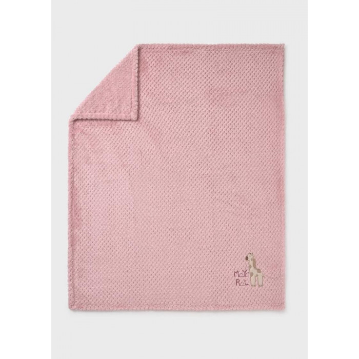 MANTA POLAR JIRAFA ROSA EMPOLVADO...