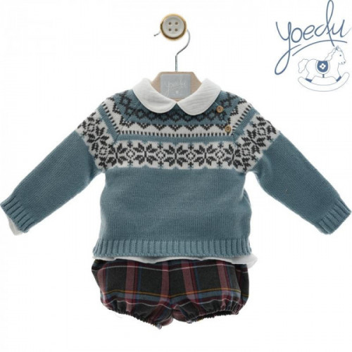 JERSEY LANA NIEVE AZUL+...