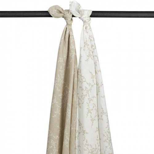 PACK 2 MUSELINAS BRANCHES...