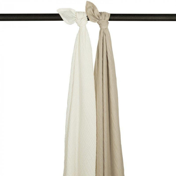 PACK 2 MUSELINAS WHITE SAND MEYCO