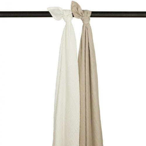 PACK 2 MUSELINAS WHITE SAND...