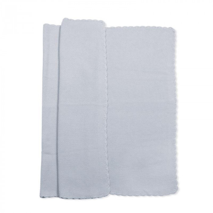 MANTA TRICOT AZUL PASITO A PASITO