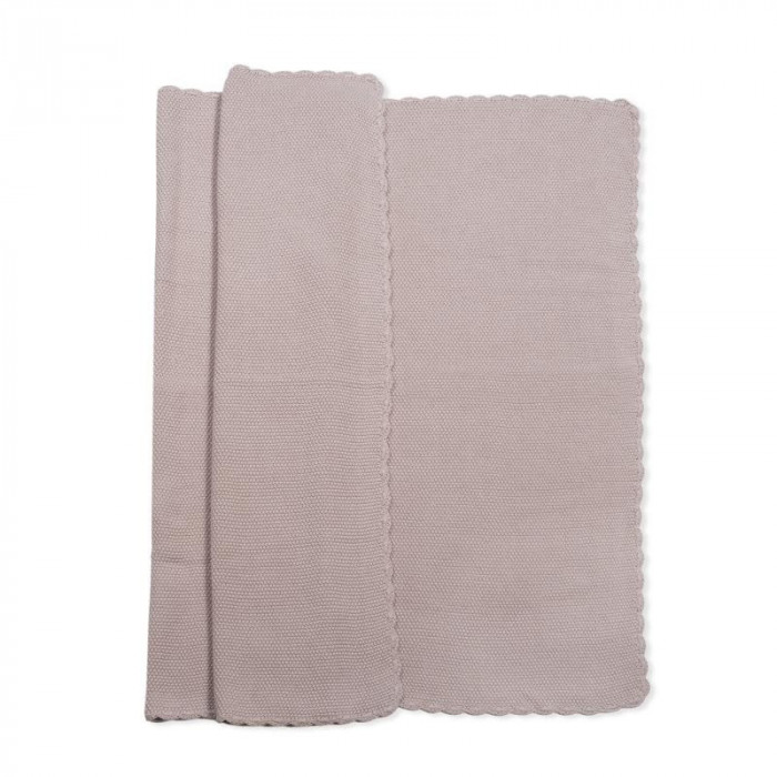 MANTA TRICOT ROSA PASITO A PASITO