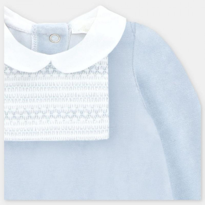 PELELE TUNDOSADO PUNTO SMOCK CELESTE...