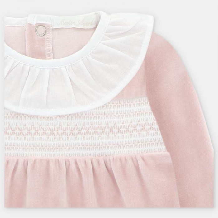 PELELE TUNDOSADO SMOCK NIÑA ROSA...