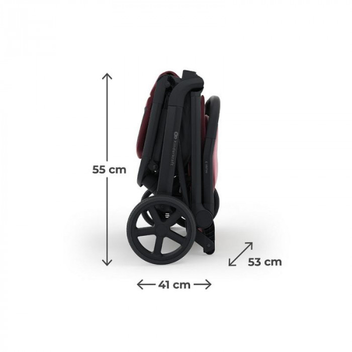 SILLA PASEO NUBI3 BORGOÑA KINDERKRAFT