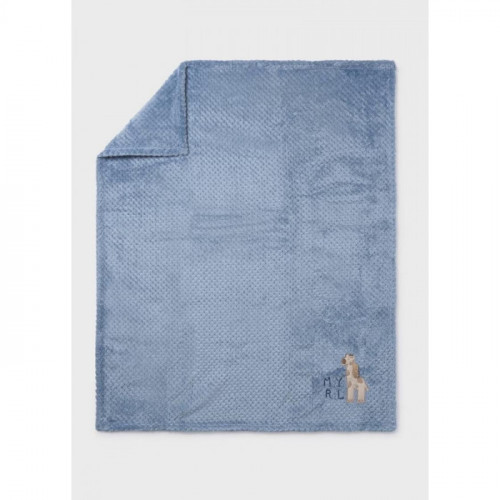 MANTA POLAR JIRAFA AZUL...