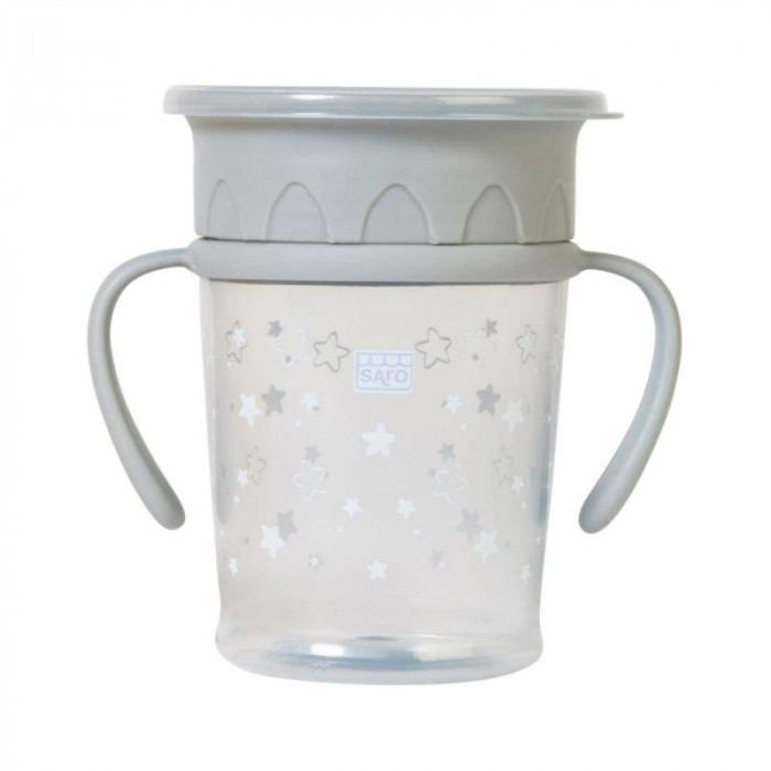 TAZA CON ASAS ANTIGOTEO AMANZING GRIS...