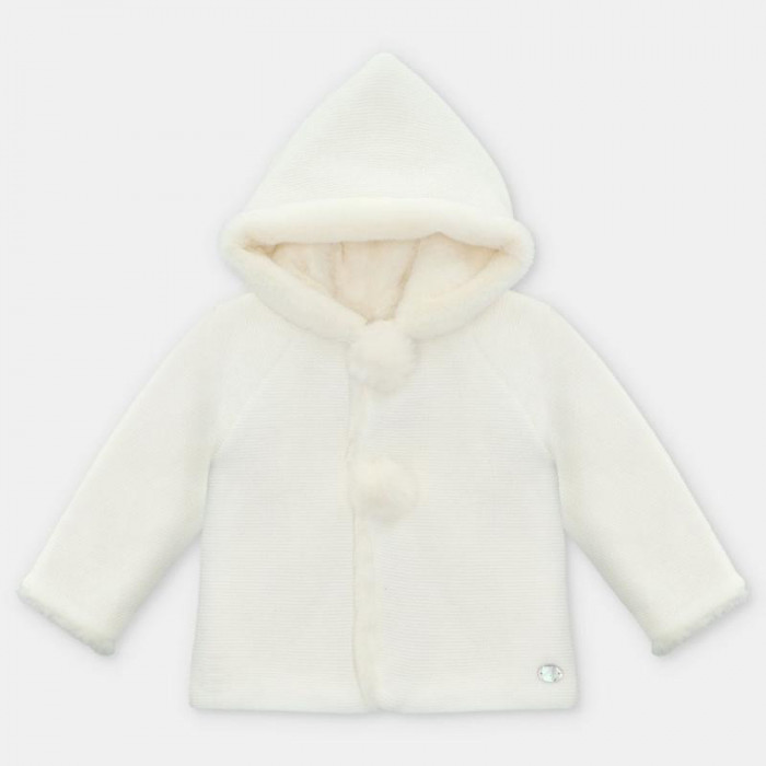 TRENKA LANA BEIG CON 2 POMPONES BEIG...