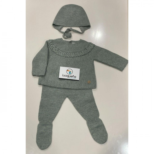 CONJUNTO 3 PIEZAS LANA...