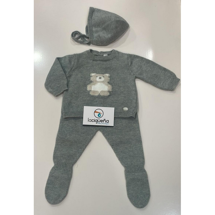 CONJUNTO 3 PIEZAS LANA OSO PRESTON...