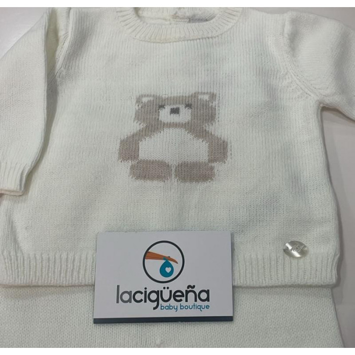 CONJUNTO 3 PIEZAS LANA OSO PRESTON...