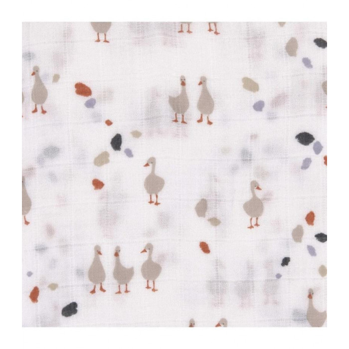 PACK 3 GASAS BAMBOO TINY FLOWERS LILA