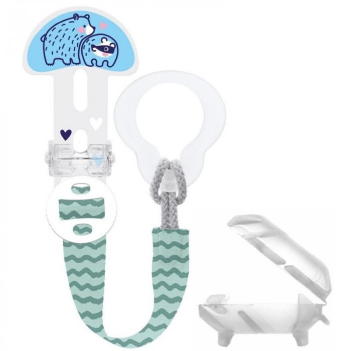 CADENA CHUPETE CLIP IT COVER AZUL MAM...