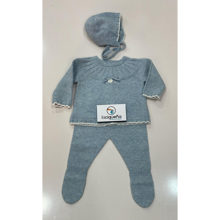CONJUNTO LANA 3 PIEZAS CAMBRIDGE AZUL...