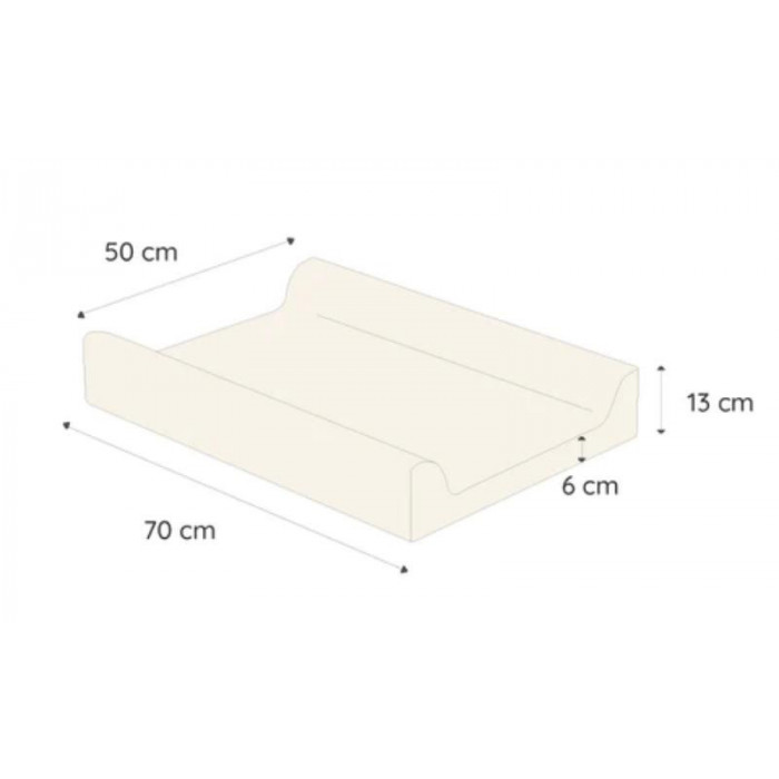 CAMBIADOR COMODA PACIFIC BLANCO 50*70...