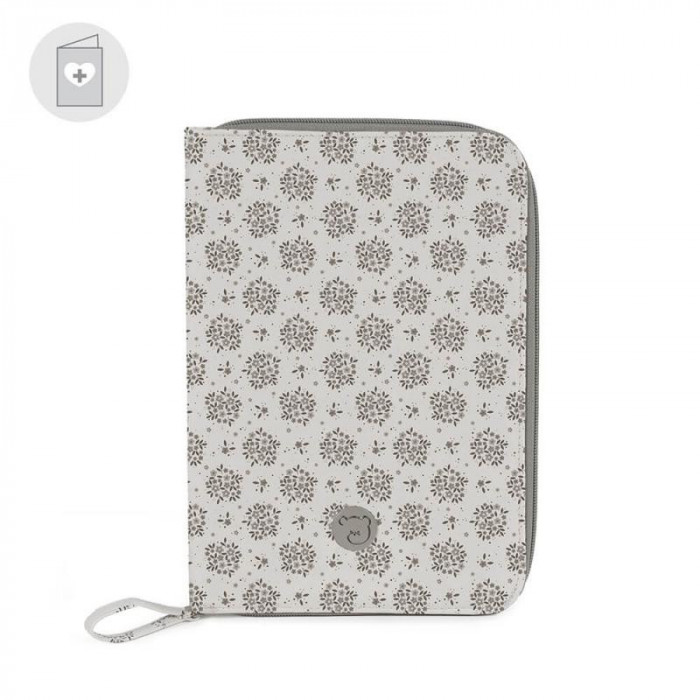 PORTADOCUMENTOS PIEL CASILDA TOPOS GRIS