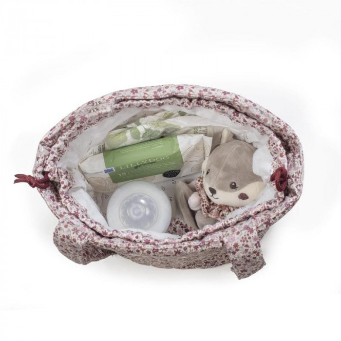 BOLSA BUCKET CHERRY FLORES PASITO A...