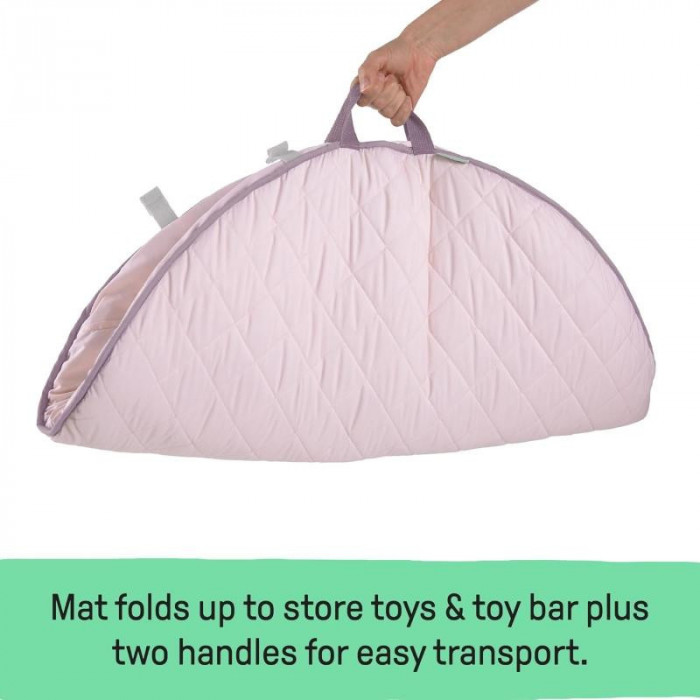 MANTA JUEGOS CON ARCO DE MADERA ROSA...