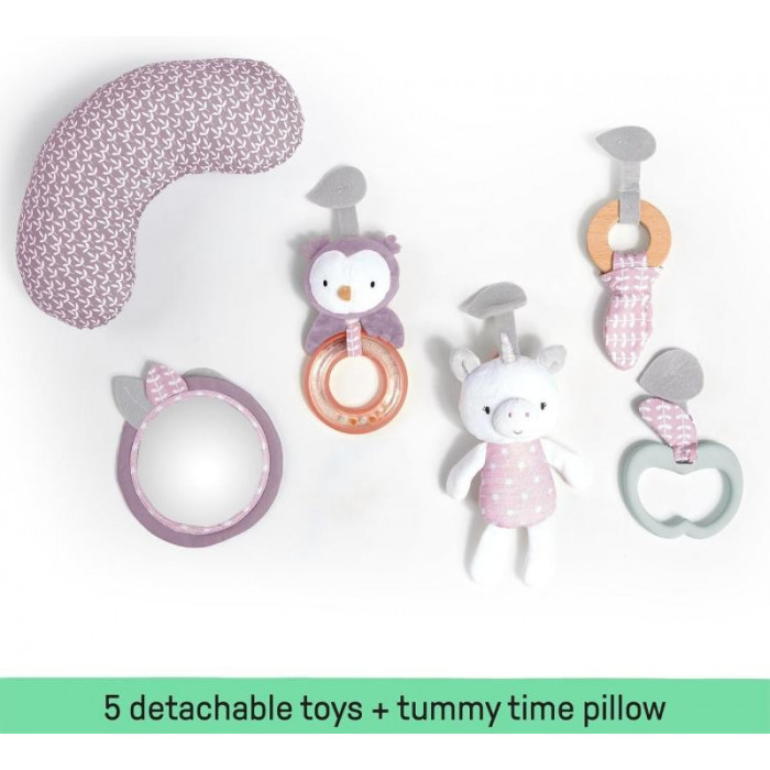 MANTA JUEGOS CON ARCO DE MADERA ROSA...