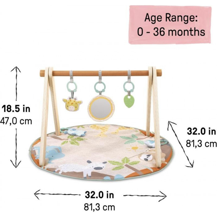 MANTA JUEGOS CON GIMNASIO DE MADERA...