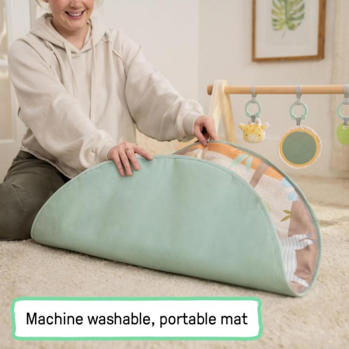 MANTA JUEGOS CON GIMNASIO DE MADERA...