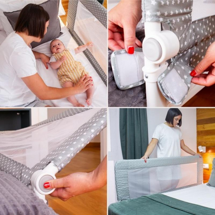 BARRERA CAMA ABATIBLE 90CM ESTRELLAS...