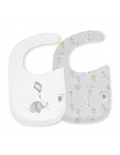 PACK 2 BABEROS ALGODON...