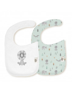 PACK 2 BABEROS ALGODON FOX...