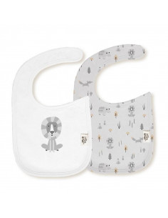 PACK 2 BABEROS ALGODON FOX...