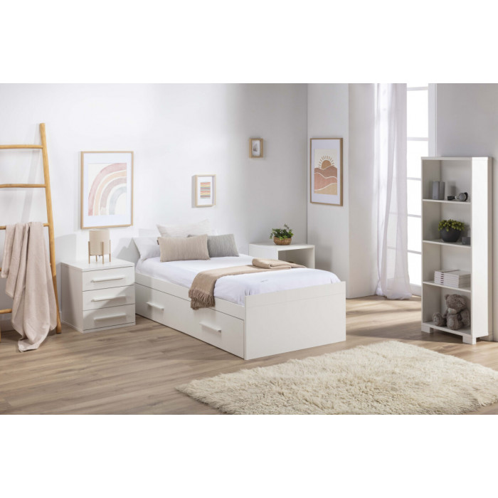 CUNA CONVERTIBLE CAMA PADOVA BLANCO IKID